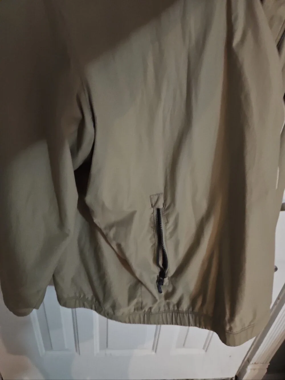 Tommy Bahama Men's Light Tan Zip Shirt Jacket